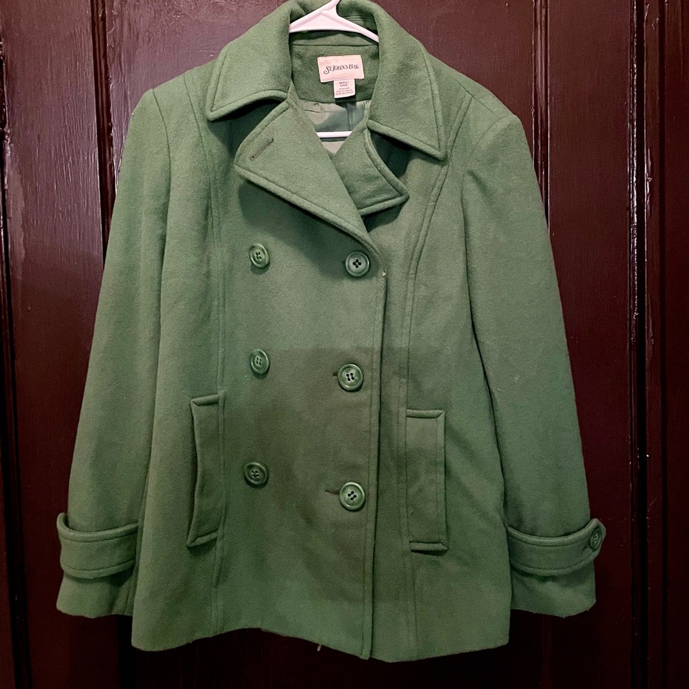 Unique Green Pea Coat!